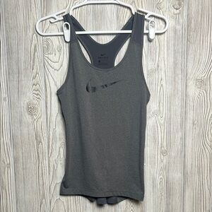 NIKE Dri Fit Grey Fitness Tank Top. Size small